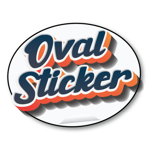 Oval Stickers