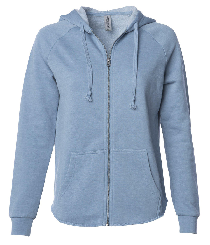Women's California Wave Wash Zip Hood – product view 1