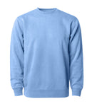 PRM3500 Unisex Midweight Pigment Dyed Crew Neck in Pigment Light Blue