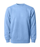 PRM3500 Unisex Midweight Pigment Dyed Crew Neck in Pigment Light Blue