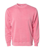PRM3500 Unisex Midweight Pigment Dyed Crew Neck in Pigment Pink