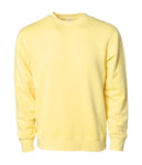 PRM3500 Unisex Midweight Pigment Dyed Crew Neck in Pigment Lemon