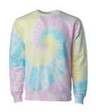 Unisex Midweight Tie Dye Crew