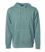 Unisex Midweight Pigment Dyed Hooded Pullover – product view 4