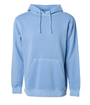 Unisex Midweight Pigment Dyed Hooded Pullover – product view 6
