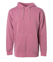 Unisex Midweight Pigment Dyed Hooded Pullover – product view 1