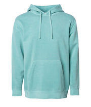 Unisex Midweight Pigment Dyed Hooded Pullover – product view 7