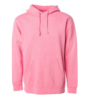 Unisex Midweight Pigment Dyed Hooded Pullover – product view 8