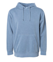 Unisex Midweight Pigment Dyed Hooded Pullover – product view 3