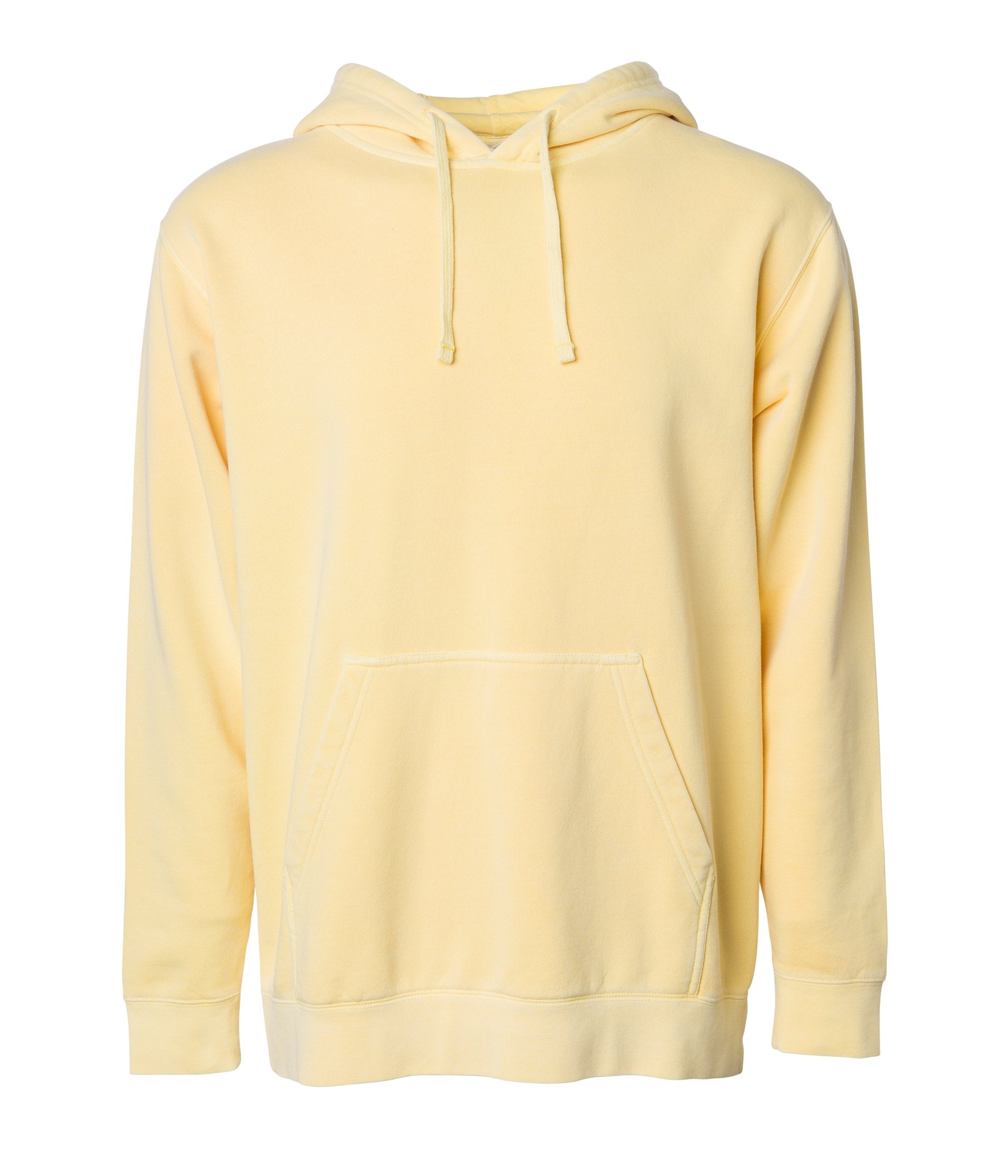 Unisex Midweight Pigment Dyed Hooded Pullover