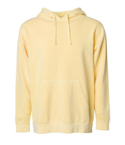 Unisex Midweight Pigment Dyed Hooded Pullover – product view 9