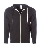 Unisex Heather French Terry Zip Hooded Sweatshirt