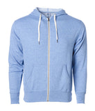 Unisex Heather French Terry Zip Hooded Sweatshirt