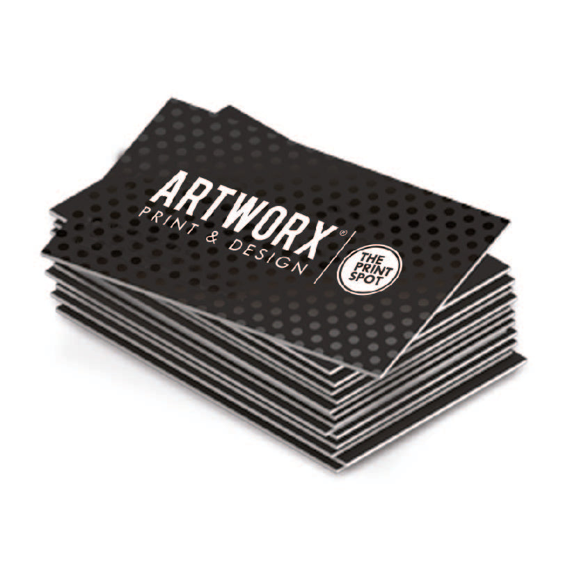 Silk Lamination Business Cards – product view 1