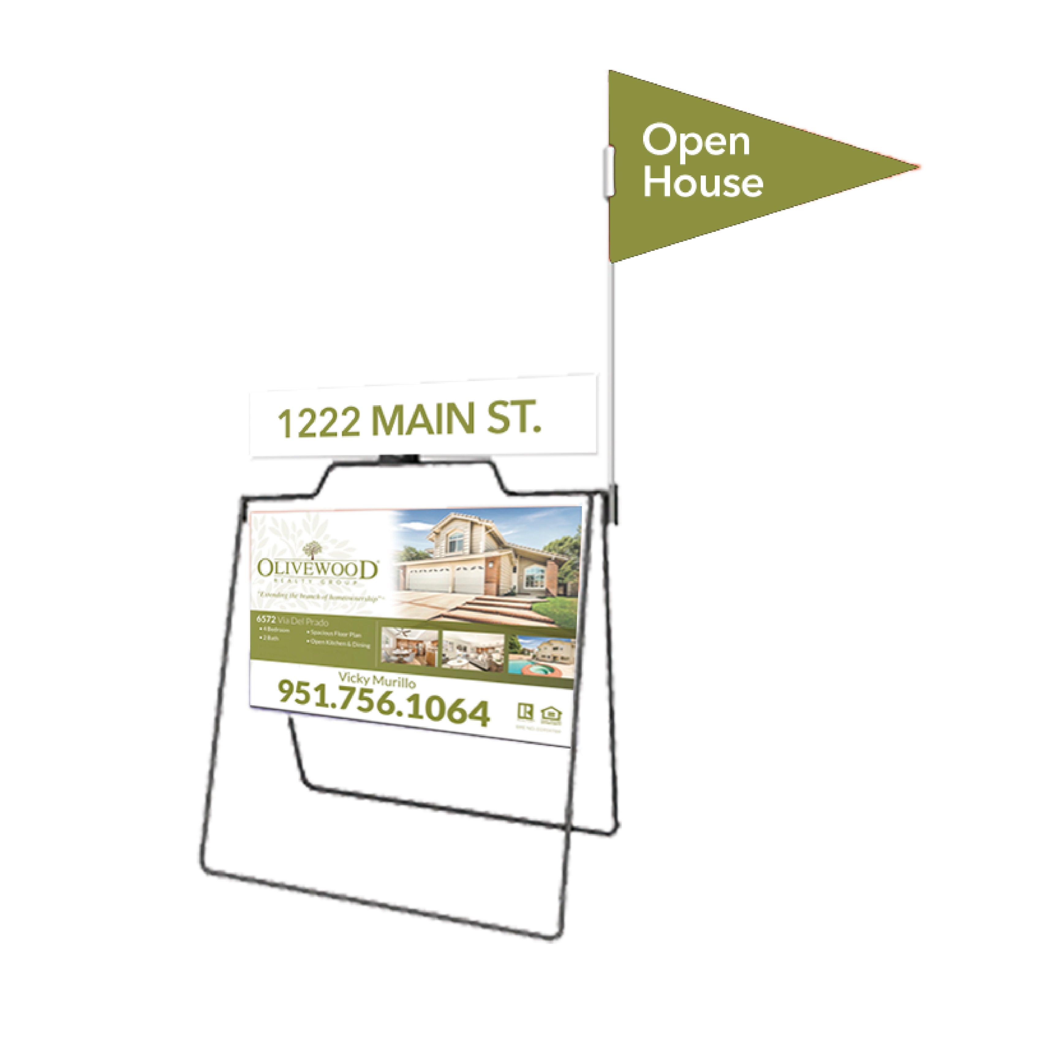 Open House Real Estate A-Frame