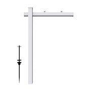 Real Estate Sign and Post – product view 3