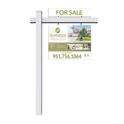 Real Estate Sign and Post – product view 1