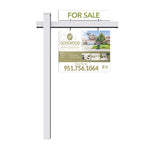 Real Estate Sign and Post