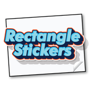 Rectangle Stickers – product view 2