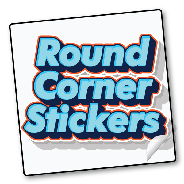 Round Corner Stickers