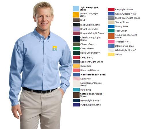 Tall Port Authority TL608 Long Sleeve Easy Care Shirt
