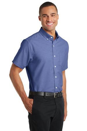 Port Authority® Short Sleeve SuperPro™ Oxford Shirt. S659