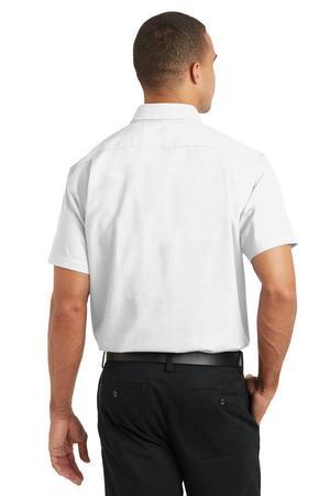 Port Authority® Short Sleeve SuperPro™ Oxford Shirt. S659