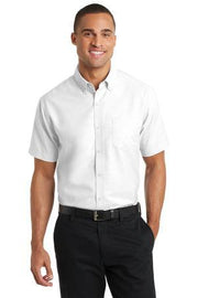 Port Authority® Short Sleeve SuperPro™ Oxford Shirt. S659 – product view 3