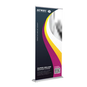 Super Deluxe Retractable Banner Stand – product view 1