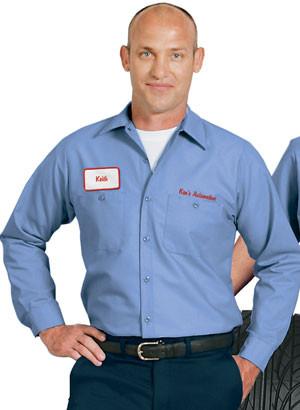 SP14 Port Authority Long Sleeve Work Shirt – product view 1