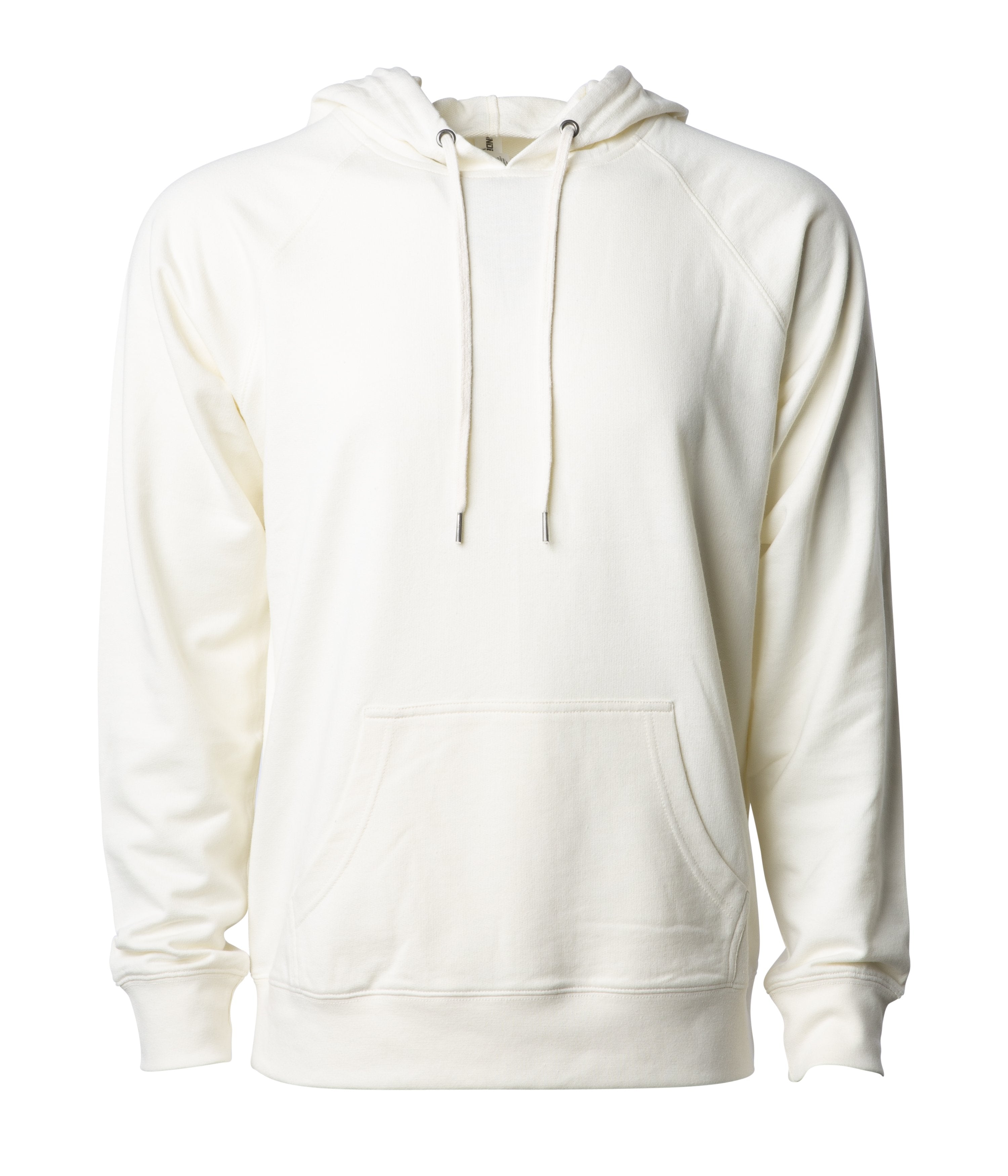 Unisex Lightweight Loopback Terry Hooded Pullover
