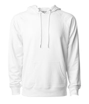 Unisex Lightweight Loopback Terry Hooded Pullover – product view 12