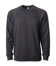 Unisex Lightweight Loopback Terry Crew – product view 3