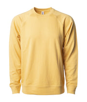 Unisex Lightweight Loopback Terry Crew – product view 1