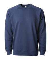 Unisex Lightweight Loopback Terry Crew – product view 5