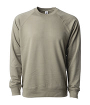 Unisex Lightweight Loopback Terry Crew – product view 7