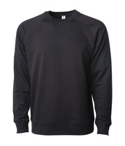 Unisex Lightweight Loopback Terry Crew – product view 2