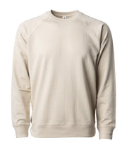 Unisex Lightweight Loopback Terry Crew – product view 10