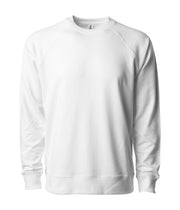 Unisex Lightweight Loopback Terry Crew – product view 12