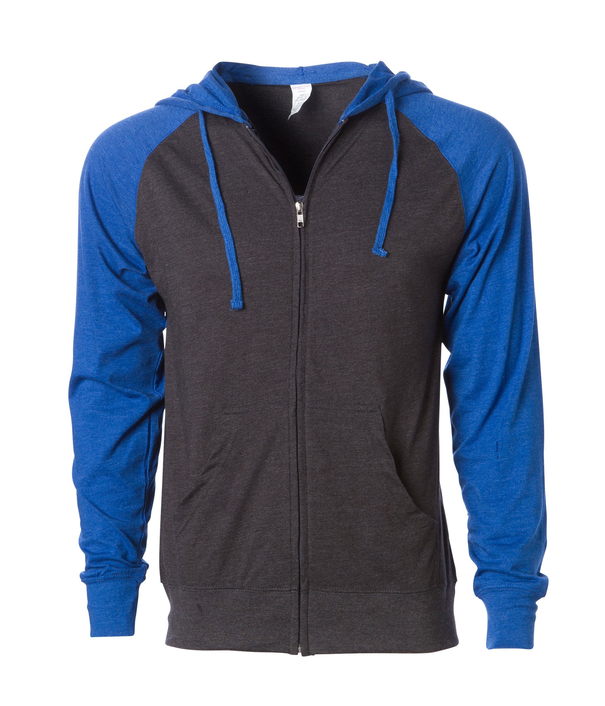 Lightweight Jersey Raglan Zip Hood