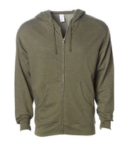 Midweight Zip Hooded Sweatshirt – product view 12