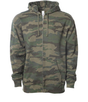 Midweight Zip Hooded Sweatshirt – product view 15