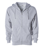 Midweight Zip Hooded Sweatshirt – product view 9