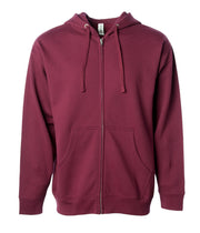 Midweight Zip Hooded Sweatshirt – product view 4