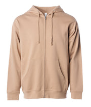 Midweight Zip Hooded Sweatshirt – product view 3