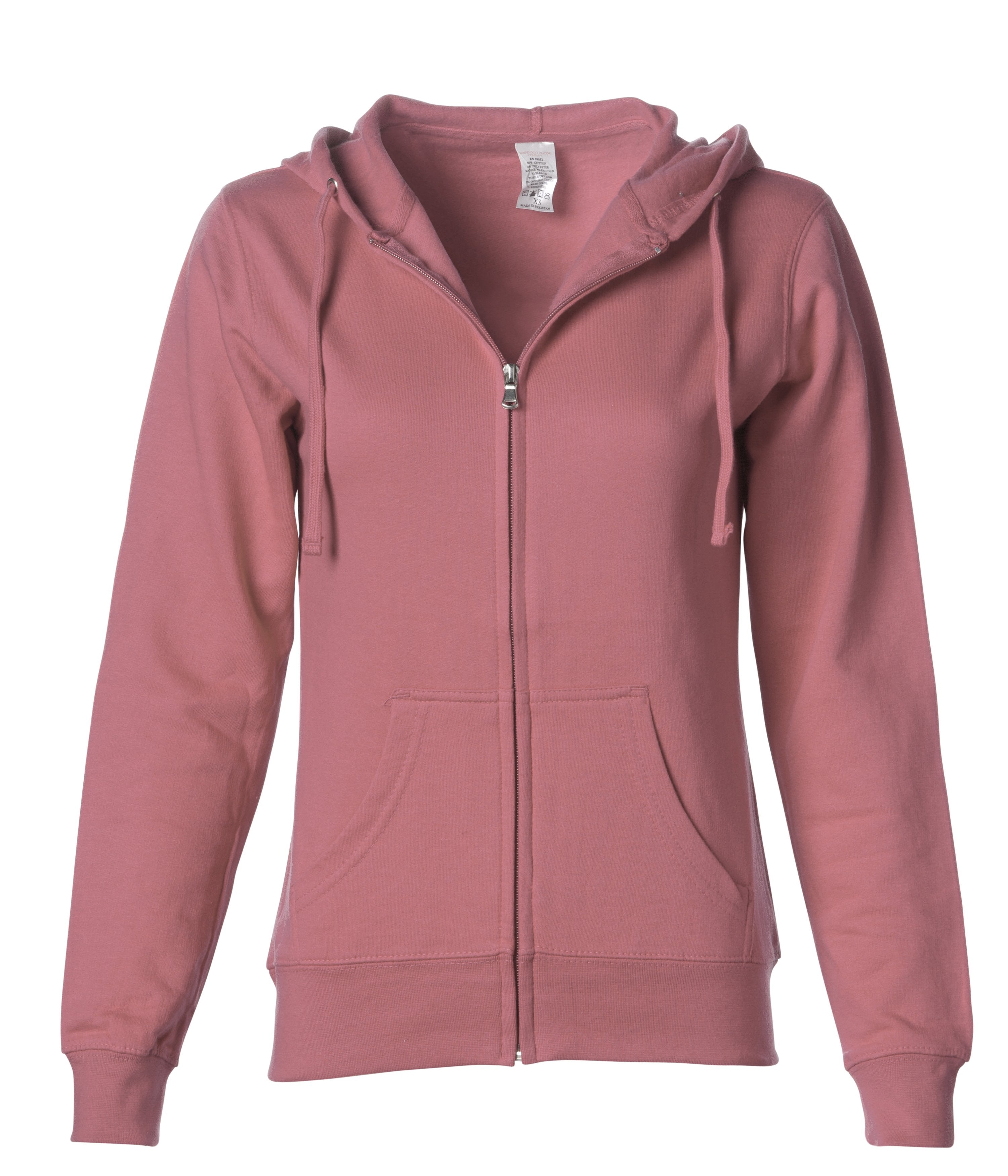 Women's Lightweight Zip Hooded Sweatshirt