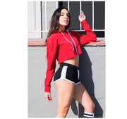 Women's Contrast Mesh Shorts – product view 11