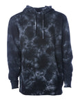 Independent Unisex Midnight Tie Dye Hooded Pullover Sweatshirt