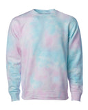 Independent Unisex Midweight Tie Dye Crew