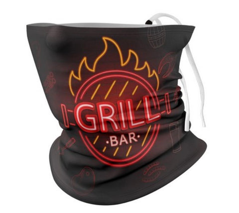 Fully Sublimated Neck Gaiter Large Adjustable